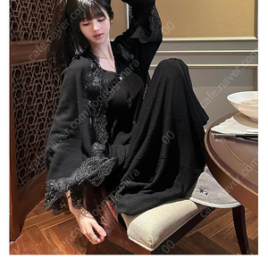 vy스튜디오. capella 100% wool lace cape (케이프,볼레로,머플러,숄,가디건..)