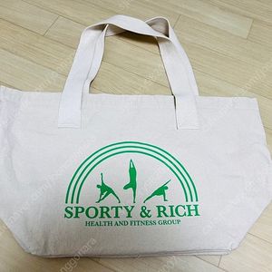 Sporty & Rich 토트백 .티셔츠