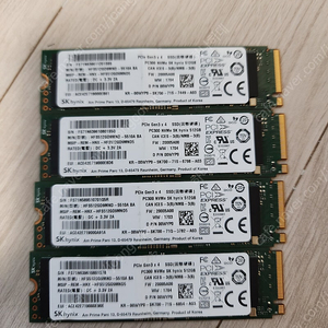 nvme ssd 512 sk하이닉스 4개 일괄8만원