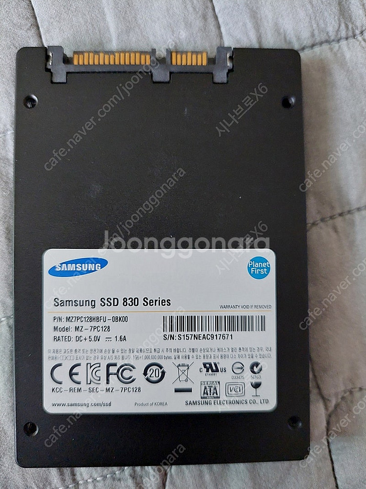 삼성 2.5인치 SSD 128GB 판매(택포)--1