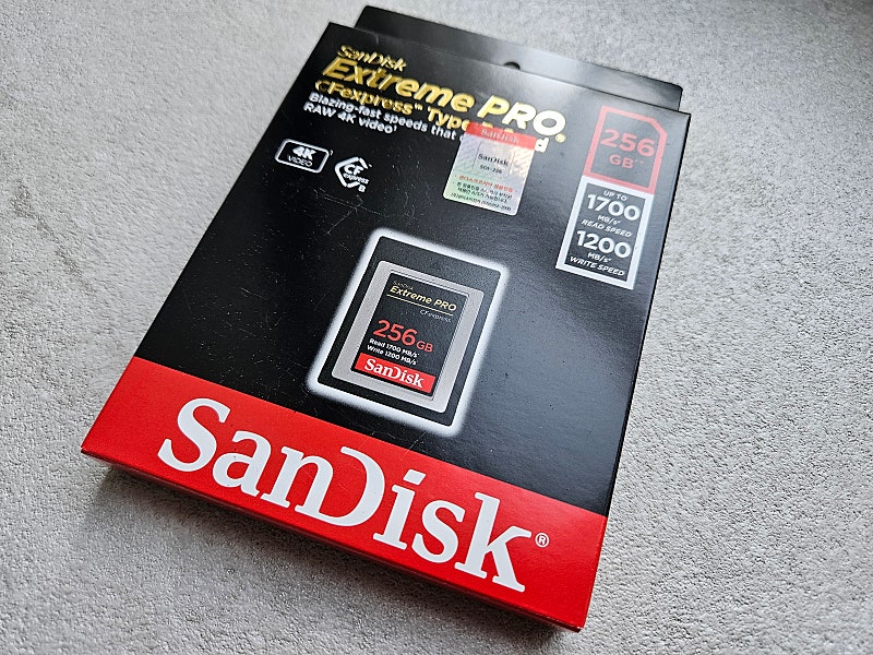 샌디스크 CFexpress Type B 256GB 15만원