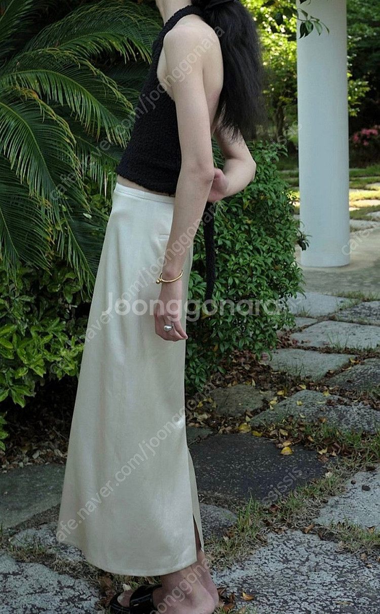 Lfm silky a-line skirt 실키 스커트 ...--2