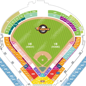 6/8일 (토) 한화이글스 vs NC 1루 1층/2층 내야지정석 2연석/4연석