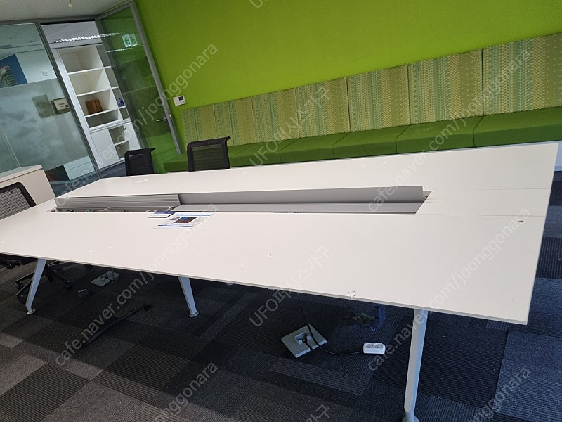 수입명품 책상 스틸케이스 대형 회의테이블,회의용책상 (4000,4800*1500)(사무실,사무용)