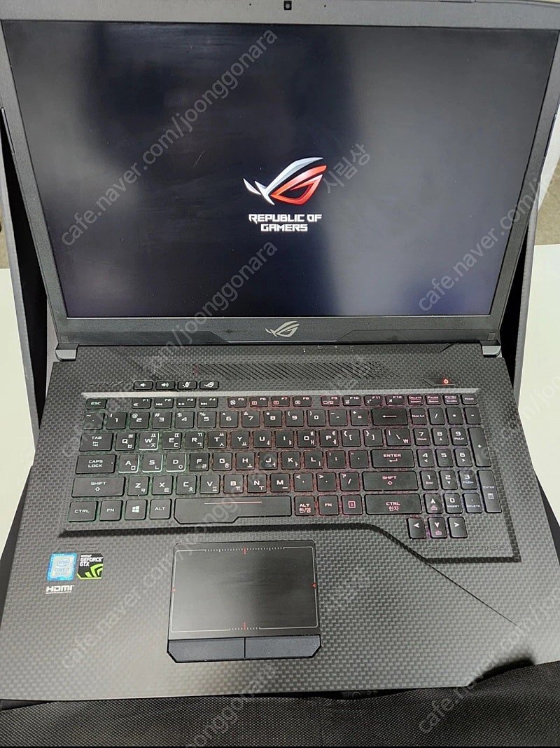 원가240 ASUS ROG 게이밍노트북 쿨러 마우스 포함