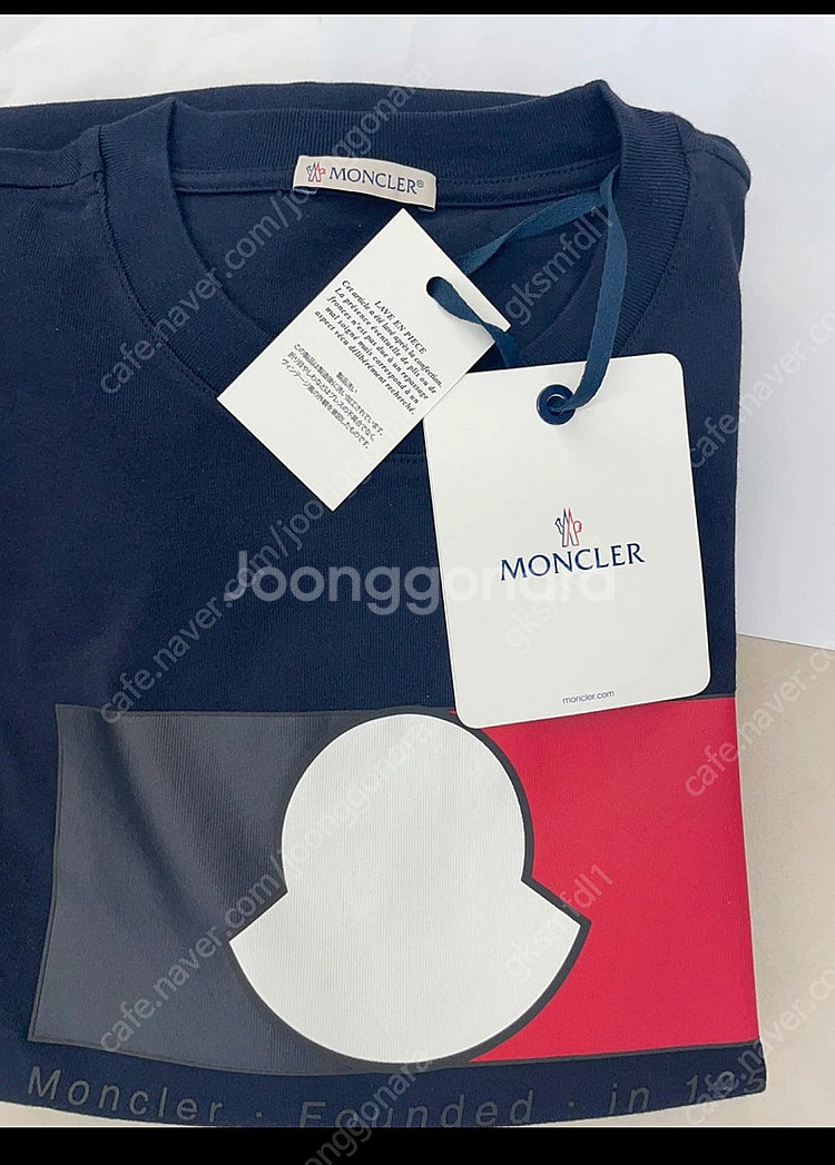 몽클레어 24ss 반팔티 새상품--2