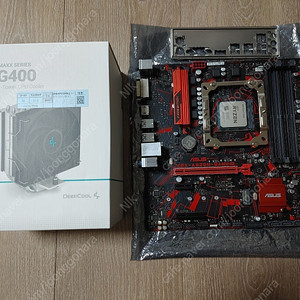 AMD 5700X, ASUS EX A320M, DEEPCOOL AG400 <택포>