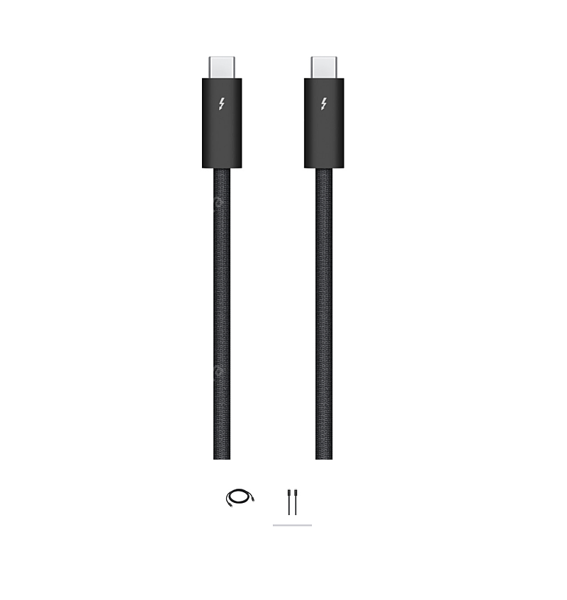 애플 정품 썬더볼트4 프로 Thunderbolt 4 Pro USB-C 1.8m 케이블 판매합니다.