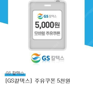 gs칼텍스 주유쿠폰 오천원권 (gs칼텍스 주유권)