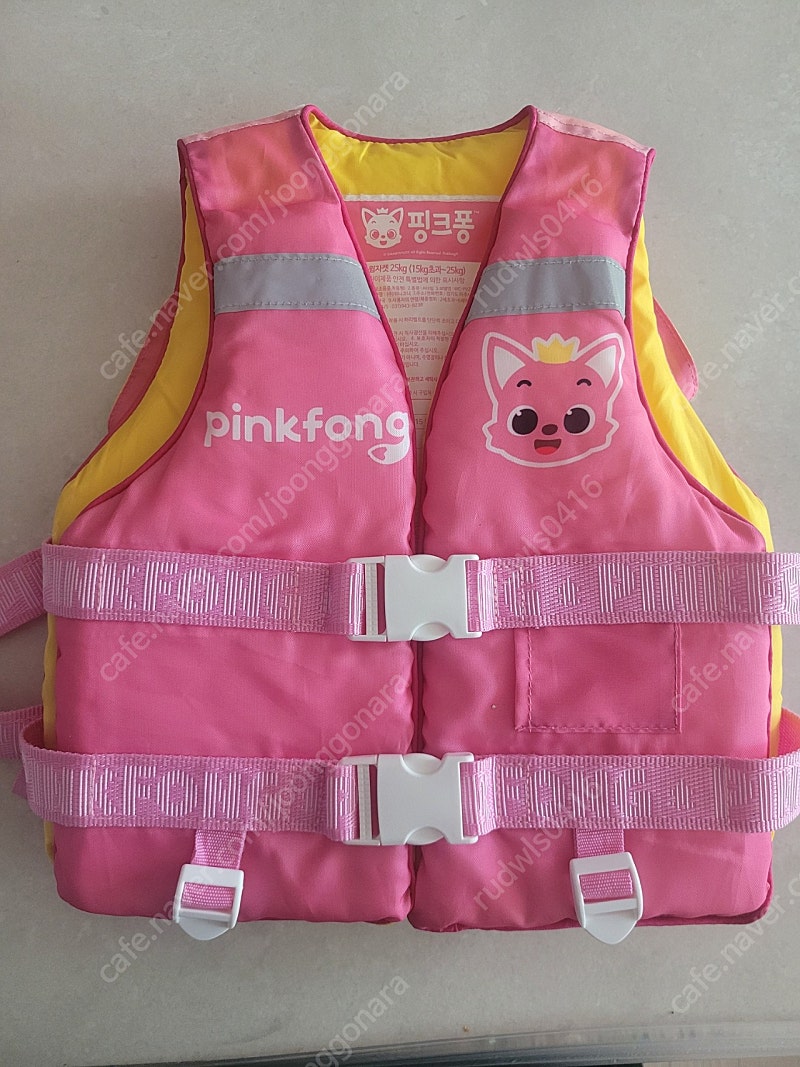 핑크퐁 구명조끼 수영조끼 스윔자켓 수영자켓 25kg