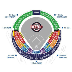 6/9(망곰데이) 두산 vs 기아 1루 FILA존 208블럭 응지석 양도