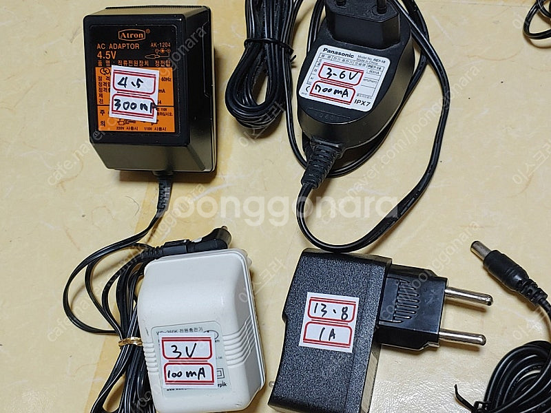 어댑터 아답타 여러가지 5V 9V 12V 15V 19V...--3