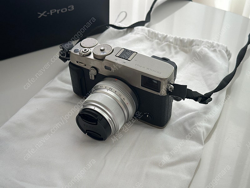 후지필름 X-pro3 듀라실버 + XF 23mm f.2 팝니다.