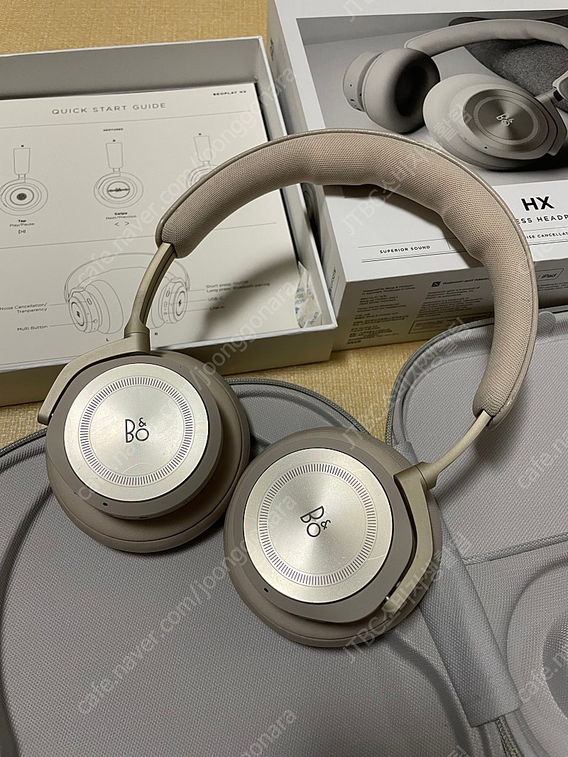 뱅앤올룹슨 무선 블루투스 헤드폰 Beoplay HX 샌드 (직거래 선호)