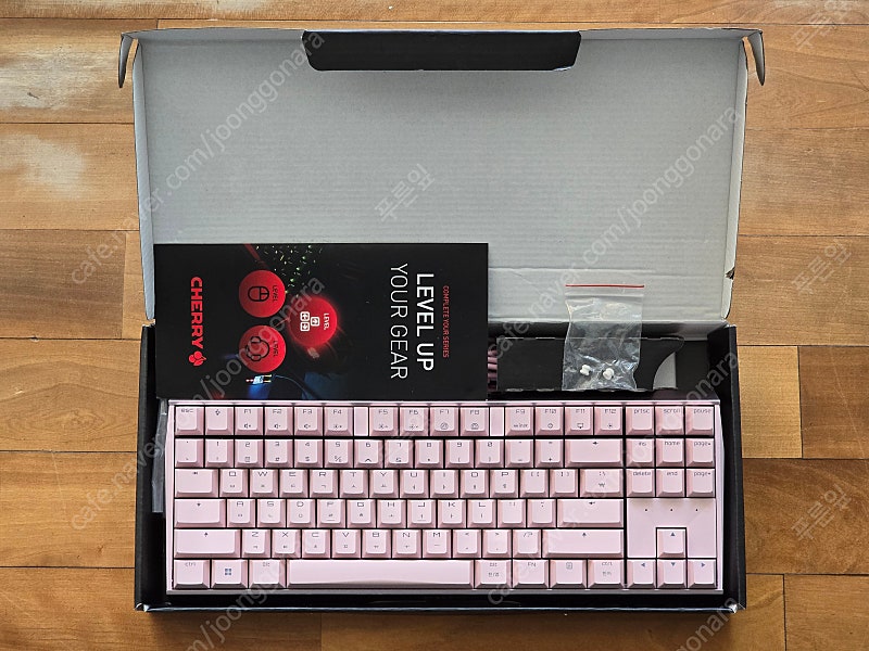 체리 키보드, CHERRY MX BOARD 3.0S TKL PINK 핑크, 적축, NON-RGB