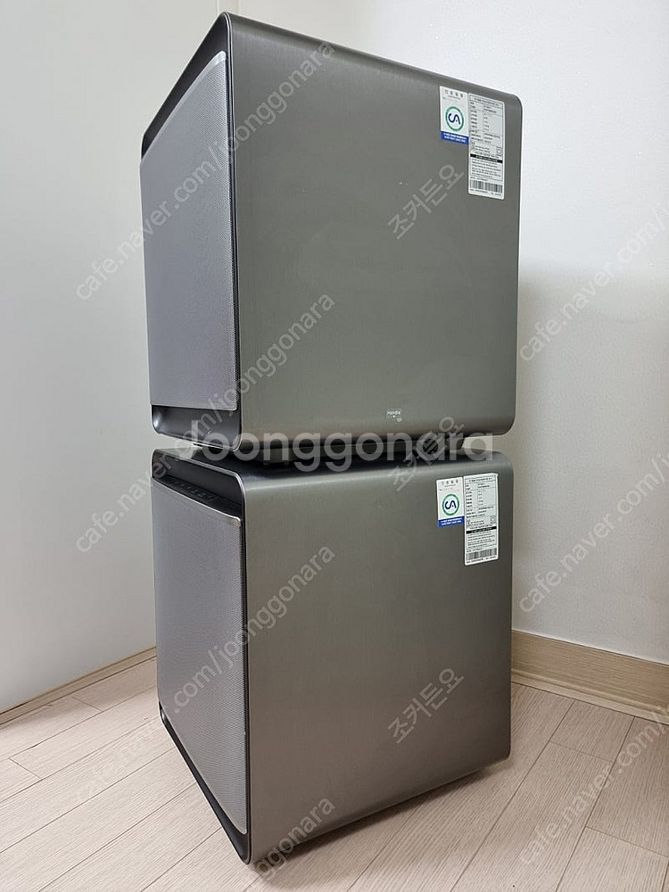 삼성 무풍큐브 공기청정기 메탈실버--3