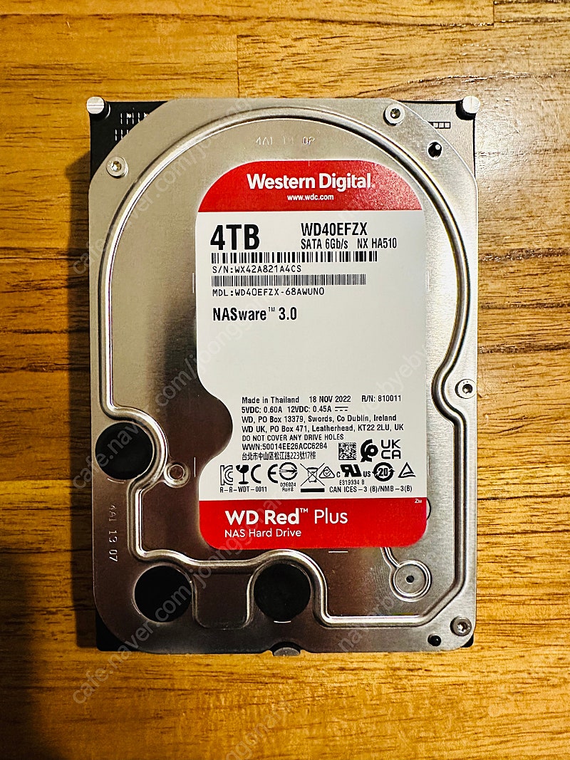 WD Red Plus NAS HDD 4TB [중고]