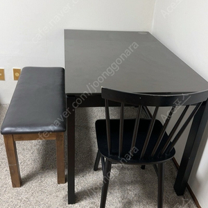 현대 리바트 4인 식탁 의자 팝니다