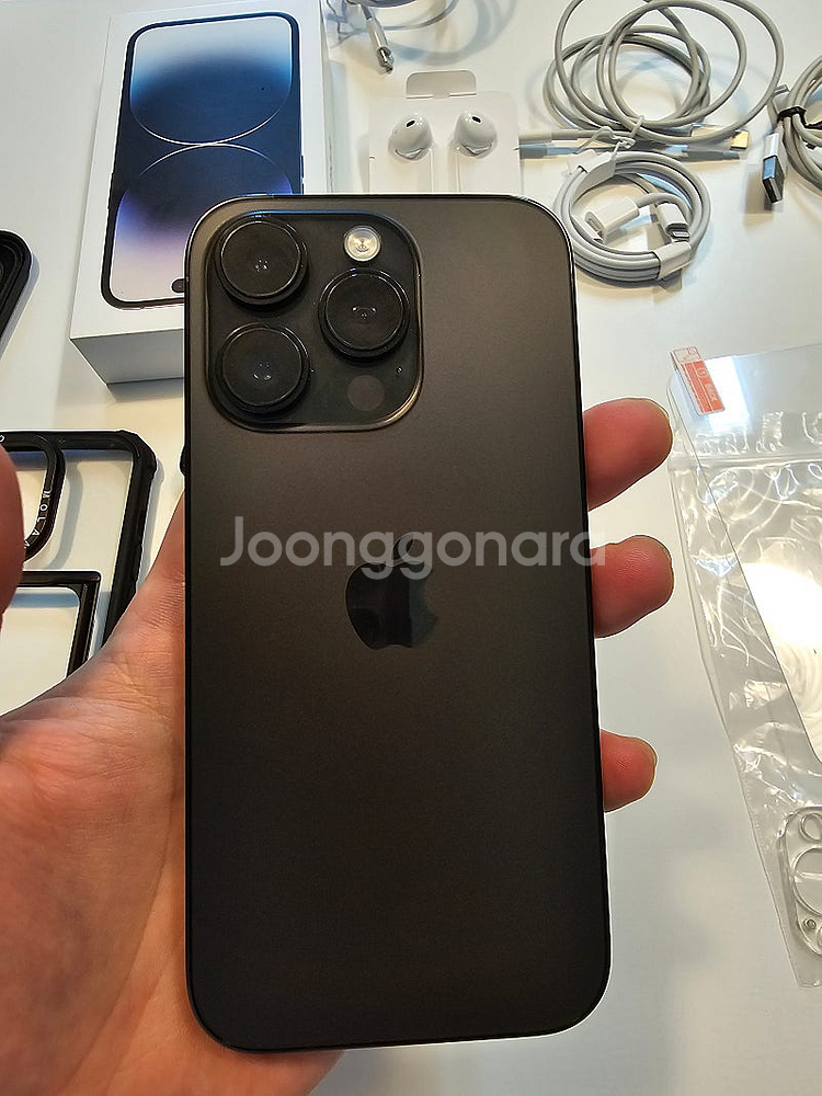 아이폰 14프로 1TB (메모리 1테라) 팝니다 밧데리85퍼센트--4