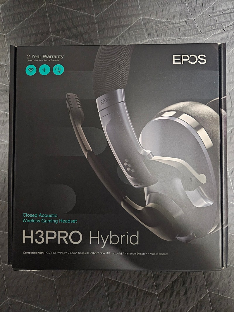 젠하이저 EPOS H3pro 무선 헤드셋 판매합니다
