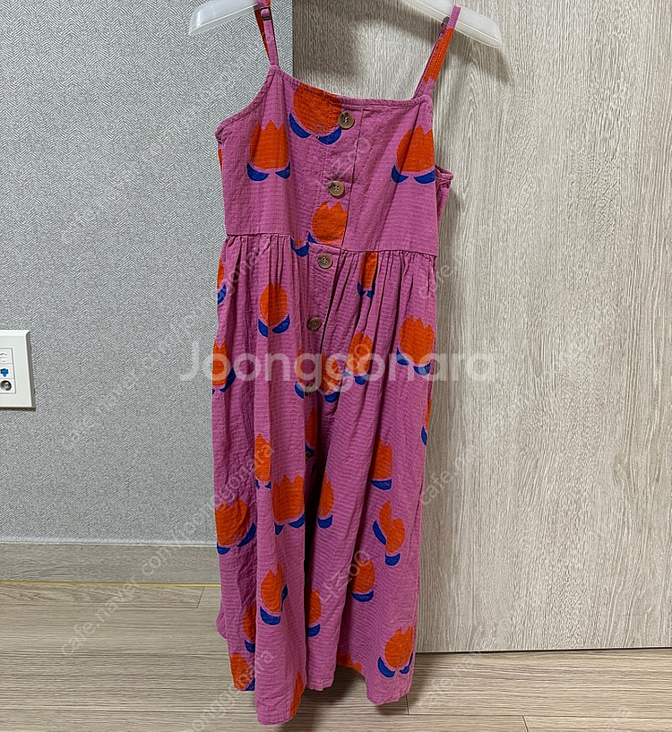 보보쇼즈 6-7 122cm 토마토 크롭탑 + 튤립 원피...--3