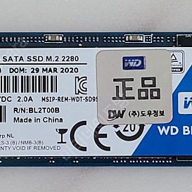 WD Blue 3D NAND M.2 SATA 500GB (배송비 포함)