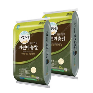 선착순)23년햅쌀 특등급 경기미 자연마춤 추청쌀10kg×2포(총20kg)무료배송48900원 최근도정