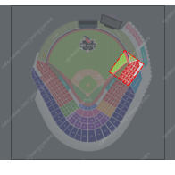 6월6일 한화VSKT 1루응원지정석 1장 판매합니다.