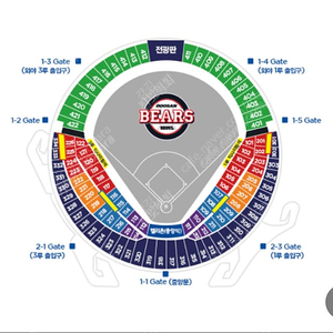 두산 기아 6.9 일 1루 외야지정석1자리 402 블럭 양도합니다~