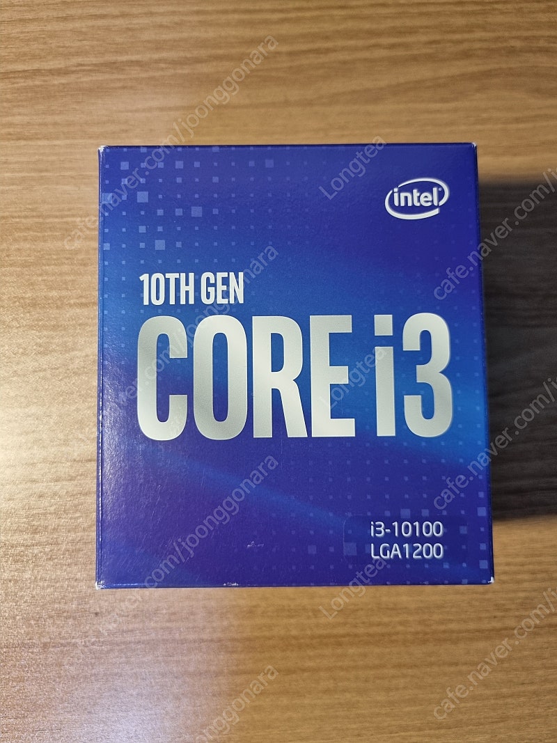 CPU 인텔 i3-10100 코멧레이크(내장글카, 기본쿨러) 정품 택포