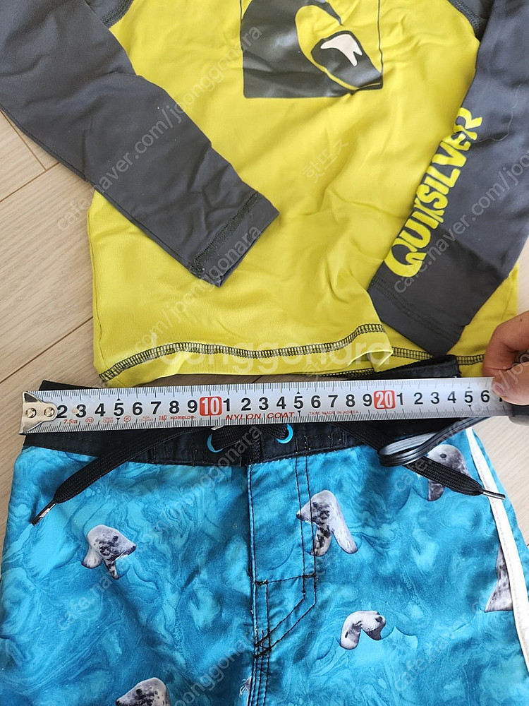 남아퀵실버 레쉬가드.바지.아쿠아슈즈 170--4