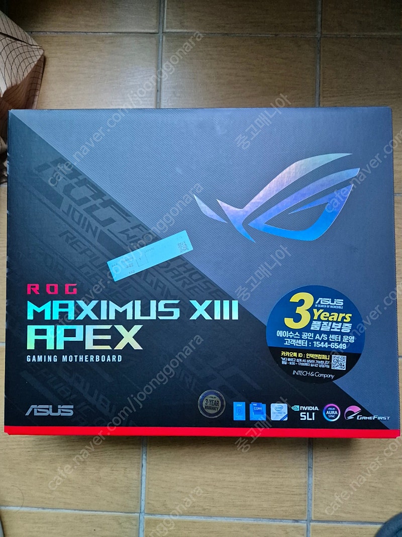 Rog maximus XIII apex z590. 미사용신품