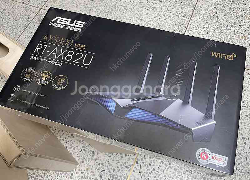 아수스 공유기 ASUS RT-AX82U 판매합니다. (...--0