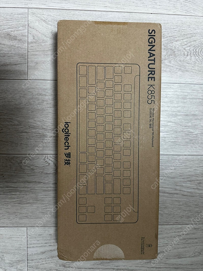 로지텍 시그니처 logitech signature k855 무선 기계식 키보드 로즈 (미개봉)