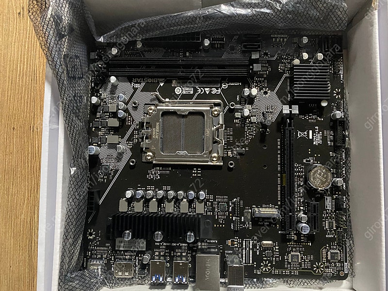 바이오스타 B650MT 메인보드 판매합니다. (AMD 라이젠 B650M 메인보드)