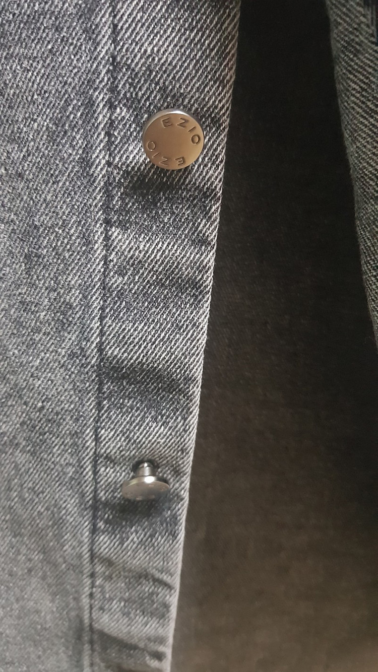 택포]이지오 옴므 워싱 데님 셔켓(자켓)--4