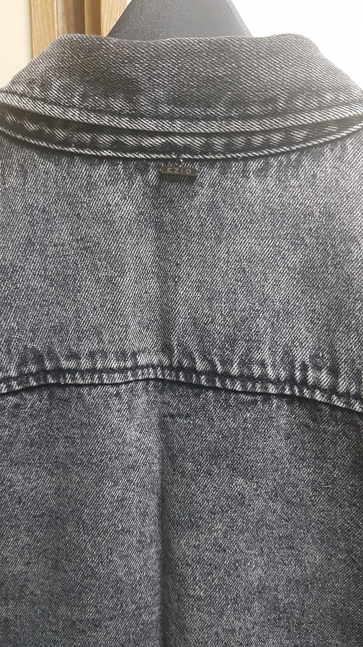 택포]이지오 옴므 워싱 데님 셔켓(자켓)--5