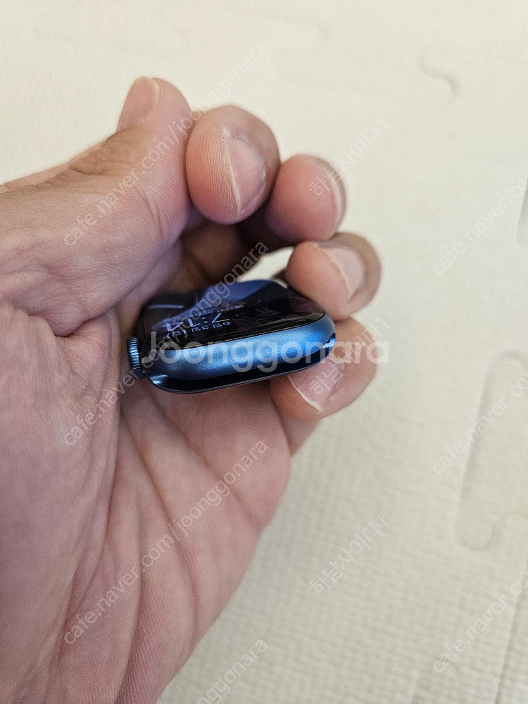 애플워치7 41mm 블루 GPS+셀룰러 팔아요.--3