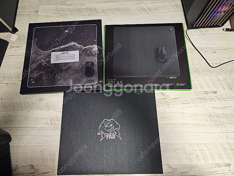 레이저 아틀라스 Razer ATLAS 유리패드--4