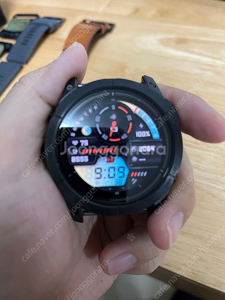 가민 에픽스 프로 51mm 카본그레이DLC 티타늄 체스...--0