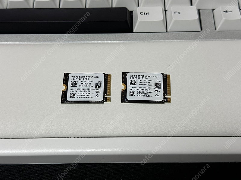 WD SN740 2TB 2230 SSD 2개 판매합니다