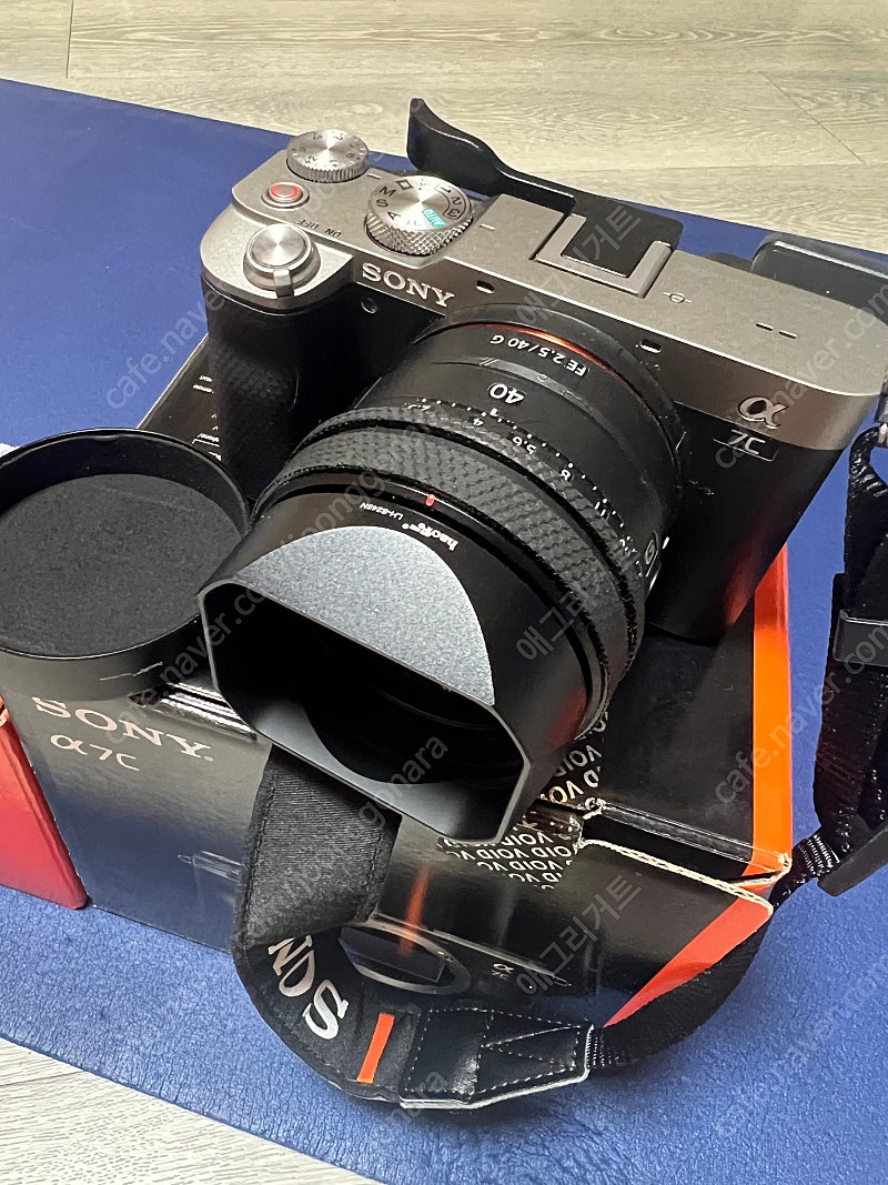 소니 SEL40G 렌즈 하오게 사각후드 중고나라 안심