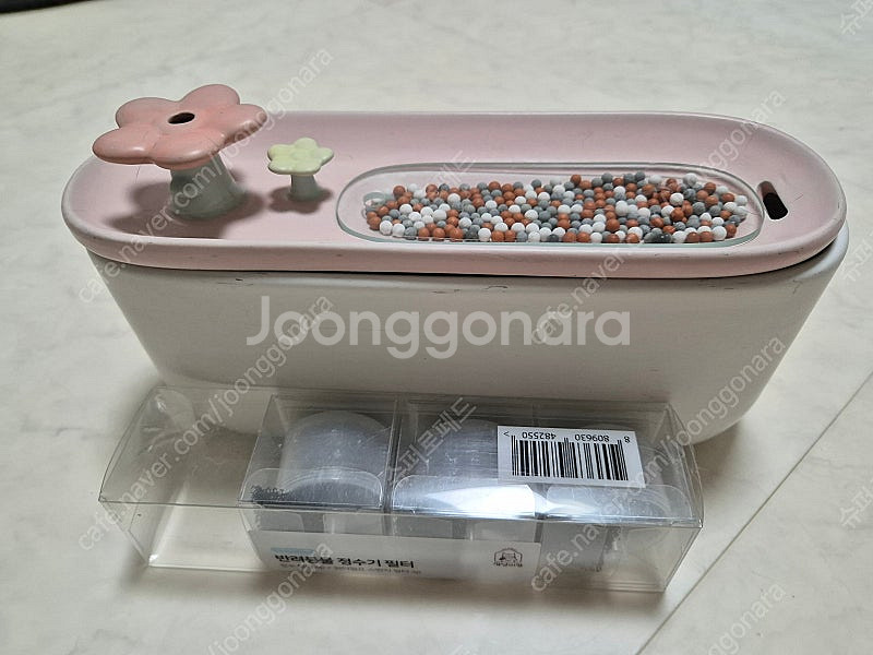 반려동물 정수기 자동급수기 + 새 필터3개--0