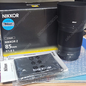 니콘 니코르 Z 85mm F1.8 S 85.8 미러리스 카메라 렌즈