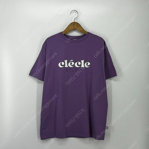 clecle 클레클레 반팔 티셔츠 (F size / PURPLE)