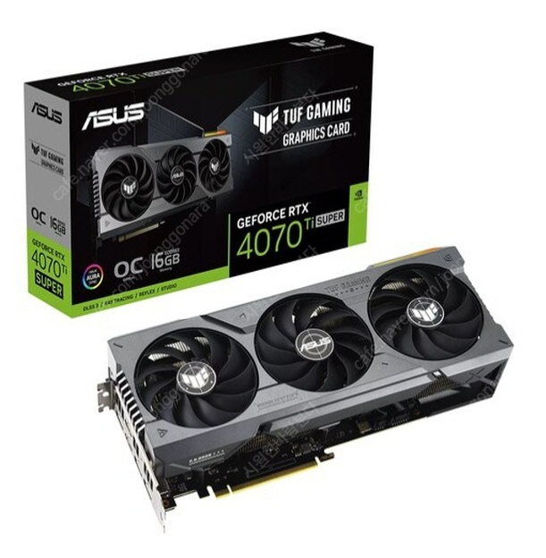 <부산> ASUS RTX4070Ti SUPER TUF GAMING OC 미개봉 새제품