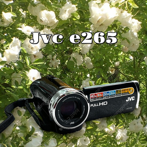 Jvc e265 빈티지 캠코더 카메라 블랙