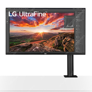 LG 울트라파인 ultrafine 모니터 32un880, 정품 모니터암 포함