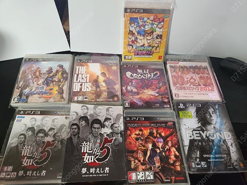 ! PS3 열혈행진곡,,라오어,DOA5,비욘드,용과같이5(대사동봉),바사라3,무쌍오로치2,야구스피릿츠12​​