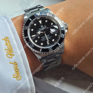 [정품] 롤렉스 서브마리너 블랙 데이트 트리튬 빈티지 (Rolex Submariner Black Date Tritirum Lume)